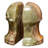 Traditional Stone Non-Skid Bookends