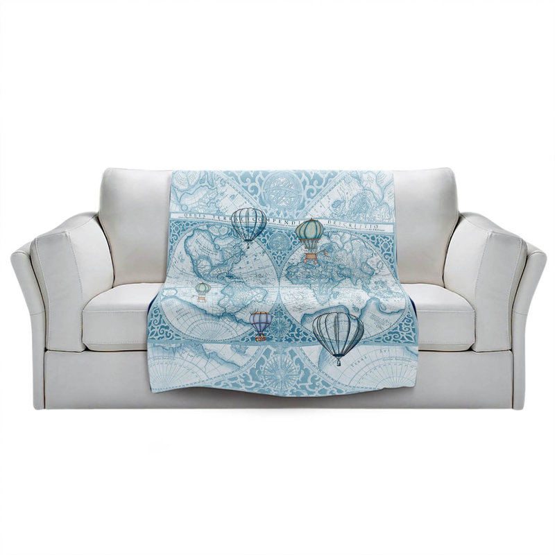 Hand Woven Throw Blanket, 68" x 80"
