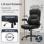 Fauteuil de direction ergonomique avec accoudoirs rabattables-1977957847