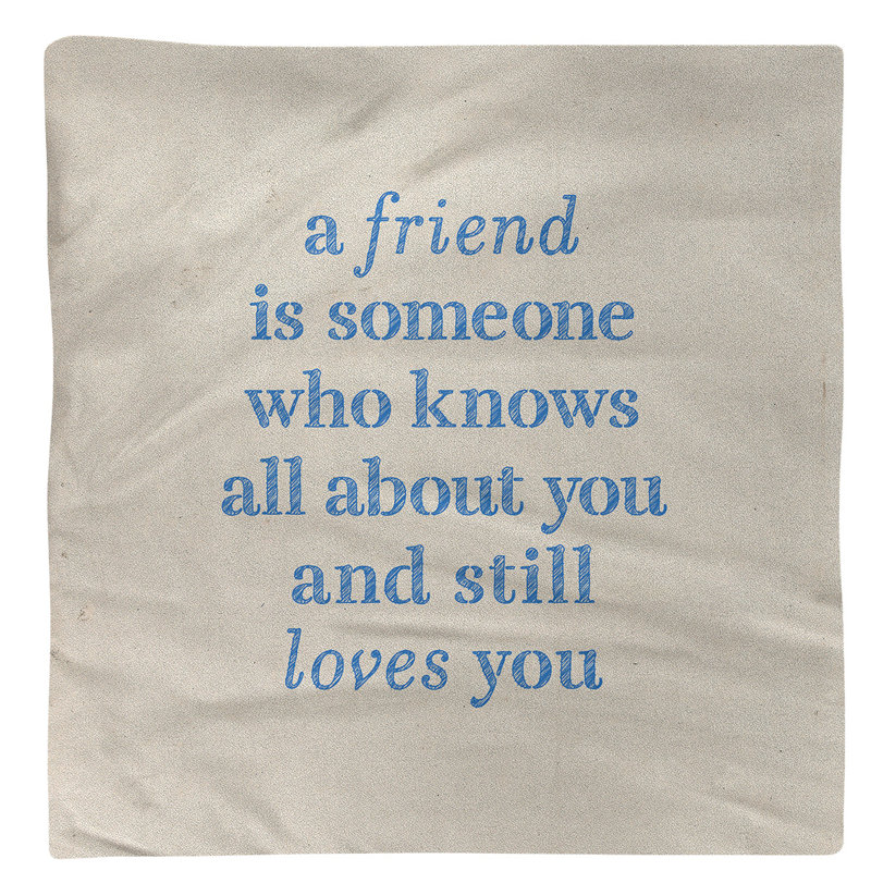 Polyester, Cotton No Pattern Square Napkin, White/Blue, Cotton, 10" L x 10" W