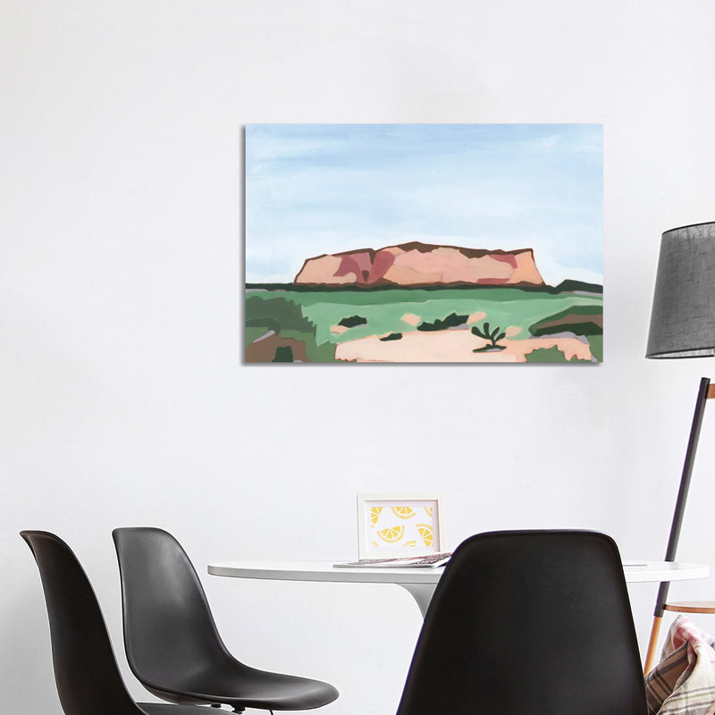 Abstract Valley I, 2024 by Andrea Mejia - Gallery-Wrapped Canvas Giclée on Canvas, 66.04 cm H x 101.6 cm W  x  3.175 cm D