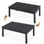 Ensemble de conversation à assise multiple avec coussins 4 pièces-87404678-87404677