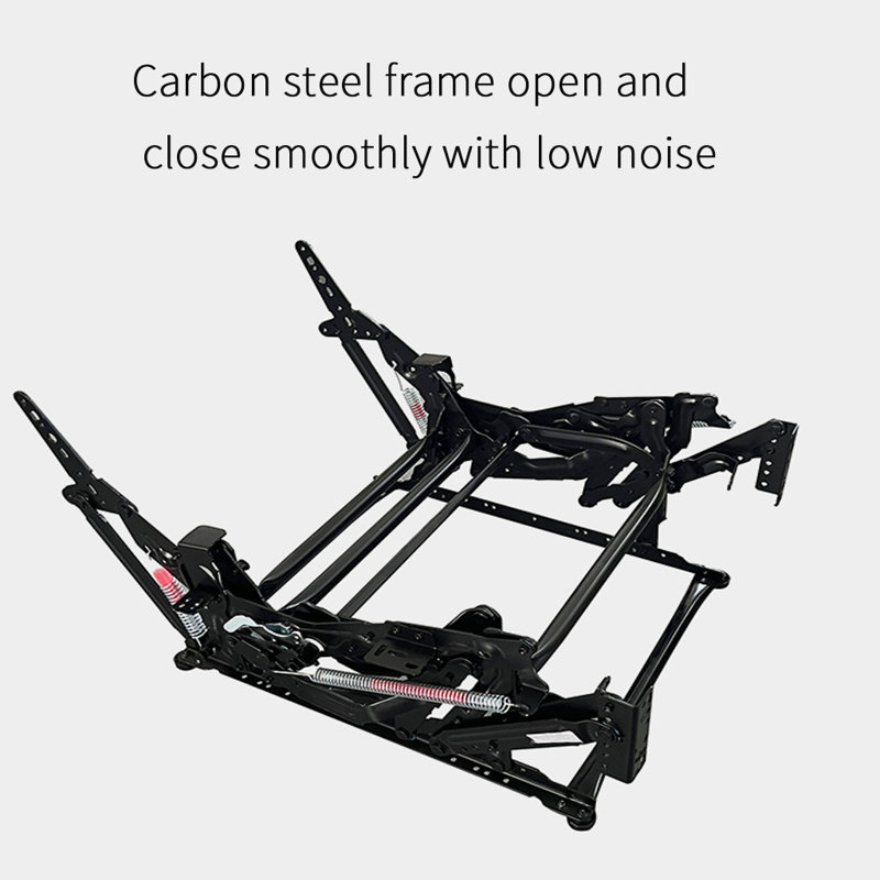 Fauteuil inclinable pivotant rembourré Tariya, Noir