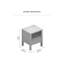 Table de chevet 18 po Varick-1635575414