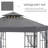 Breianne 3m W x 3m D Steel Patio Gazebo