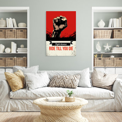 " Fight Disease Ride Till You Die 1 "