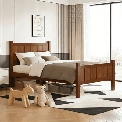 Modern Platform Bed With Headboard