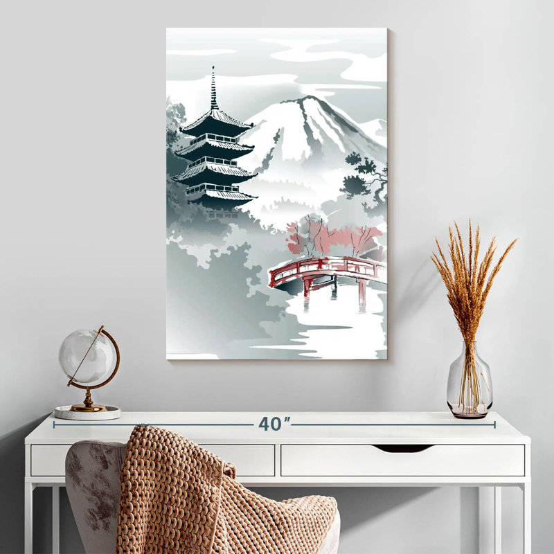 Aime Japanese Bridge, 30" H x 20" W
