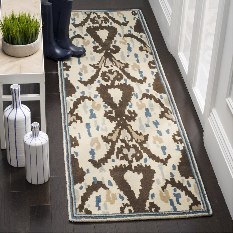 Martha Stewart Hand Tufted Wool Ikat Rug, Runner 2'3" x 8'