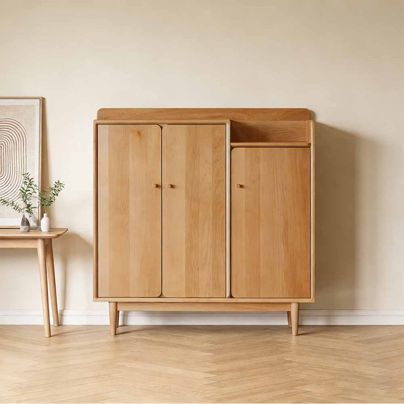 Magnifique armoire à chaussures de style américain, Burlywood