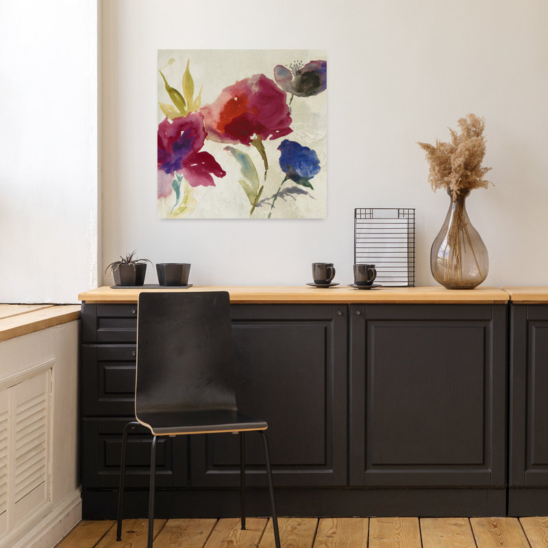Inflorescence II, art contemporain abstrait, H 18 po x l 18 po
