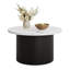 Table basse 31,5 "avec base en bois massif-346436868