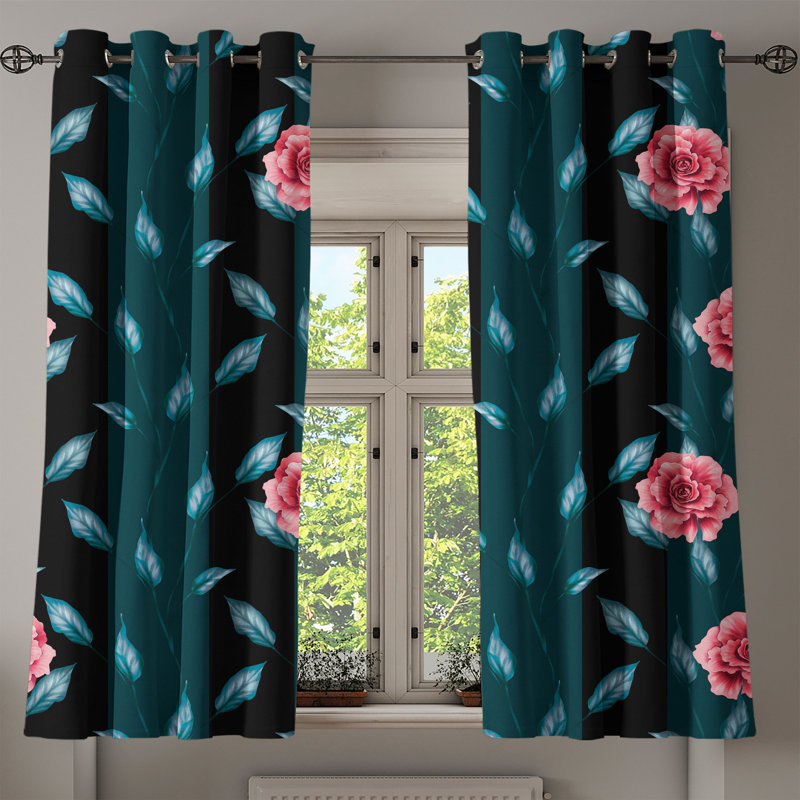 Red Barrel Studio® Delicate Roses, L 50 po x L 54 po