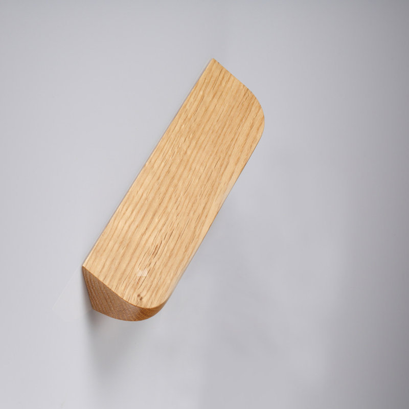 Poignée d'angle en bois, Chêne
