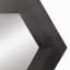 Miroir hexagonal 18,5 "x 18,5" avec cadre en bois, décoration murale pour le couloir de la salle de bain-671808676