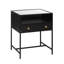 Cerasela 50.75cm W Metal Bedside Table