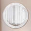 Huldar Glass Flat Wall Mirror