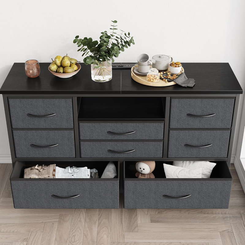 37cm W Chest of Drawers, Grey