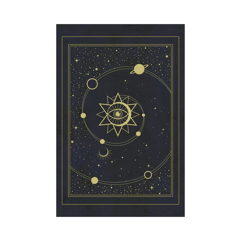 The Solar System - Wrapped Canvas Print, 20.32 cm H x 30.48 cm W
