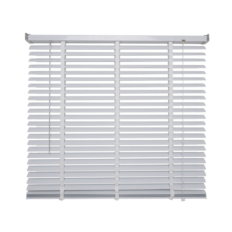 Blackout Bamboo Horizontal/Venetian Blind, 175cm L x 120cm W, White