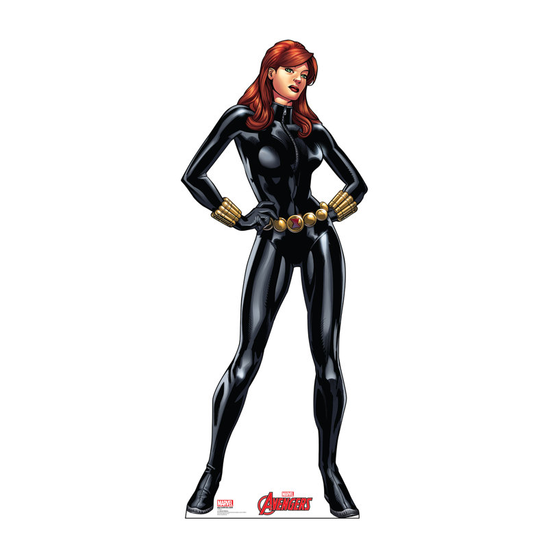 68'' Black Widow Avengers Life-Size Cardboard Standup