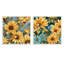 Golva - Ensemble de 2 collages floraux carrés-101864879-101864880
