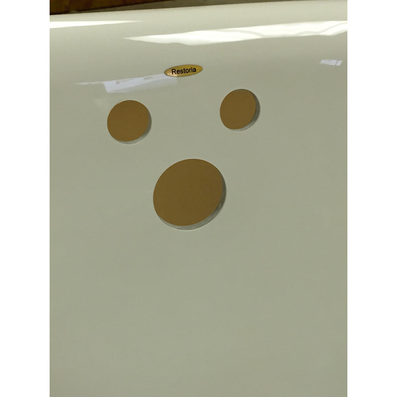Imperial 66" x 30" Clawfoot Soaking Bathtub, Oil Rubbed Bronze