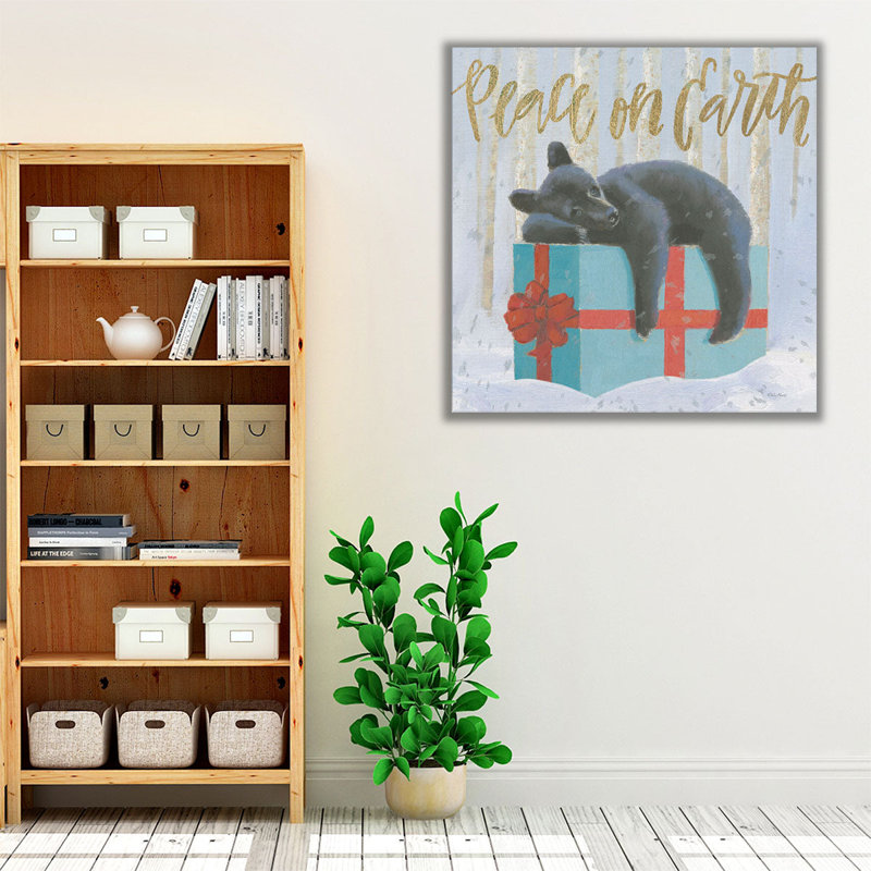 Christmas Critter Bright II - reproduction d'art sur toile, H 12 po x l 12 po