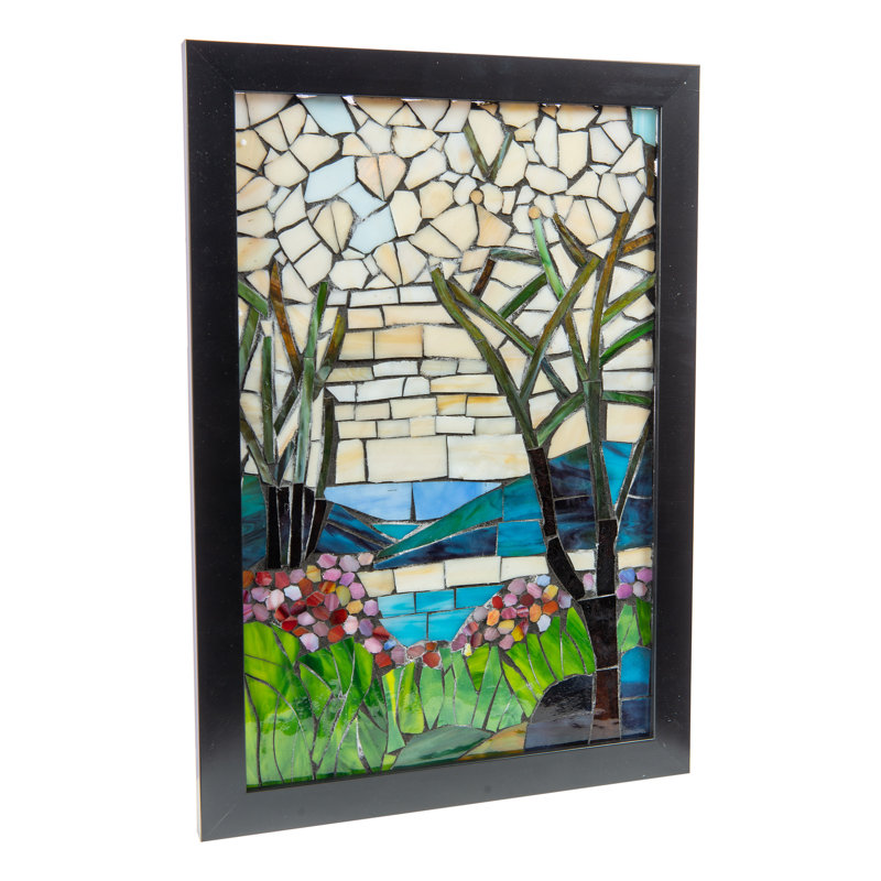 Handmade Traditional Landscape & Nature Wall Decor on Glass