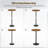 24.7" Small End Table Round Storage Table Cocktail Table-27284329