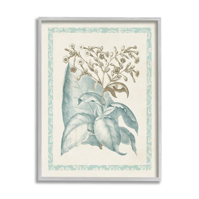Art traditionnel de giclée de bordure de feuille traditionnelle par Vision Studio