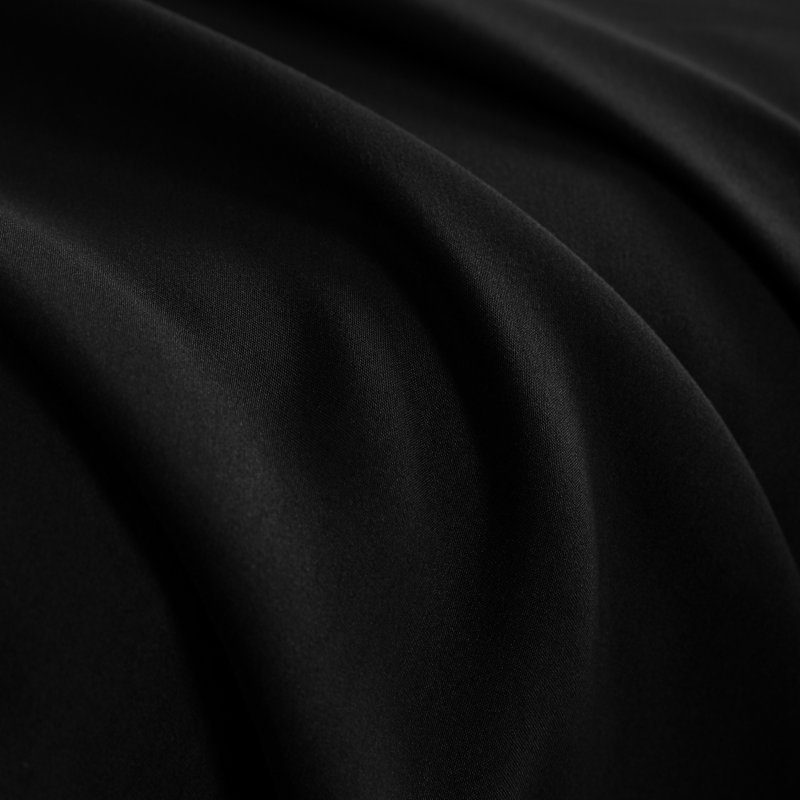 Ensemble de draps 3 pièces en microfibre 1800 Series, Ensemble de draps pour lit simple très long avec, Noir