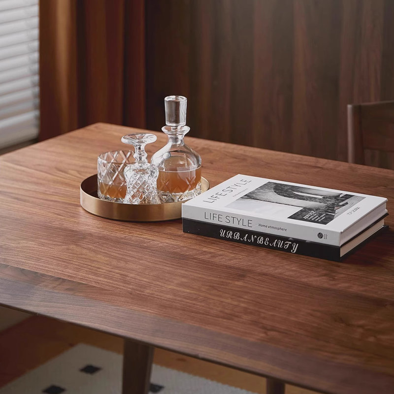 Table de salle à manger moderne en bois massif de haute qualité., H 29,53 po x L 62,99 po x l 31,5 po