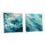 Clari - ensemble de 2 peintures murales abstraites en acrylique-103924753