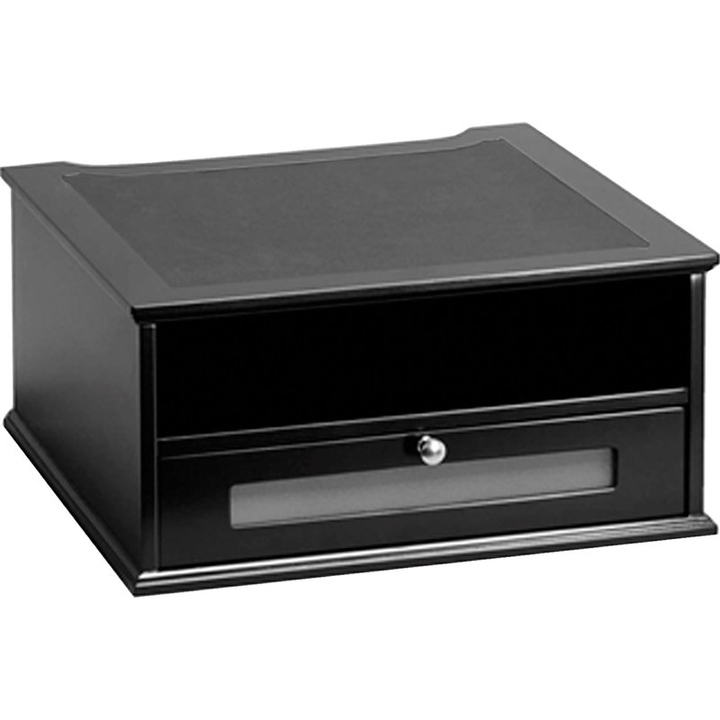 Fayyaz Manufactured Wood Monitor Stand, Midnight Black