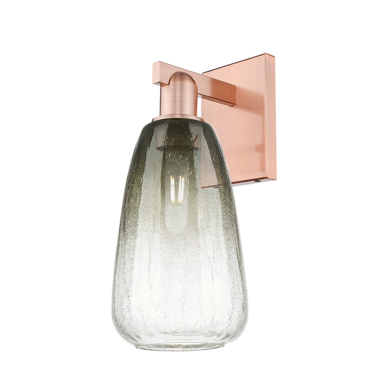 Jacquette - 1 Light Wall Mount Sconce, Slate, Antique Copper