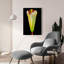 «Lily Bud» par Pamela Plummer, art mural en verre acrylique, 16 po x 24 po-464528789