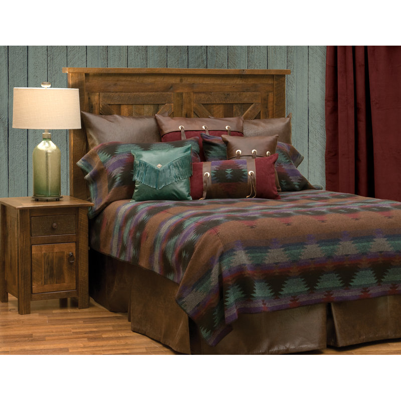 Wooded River Painted Desert Bedspread Super Queen, Super Queen Coverlet