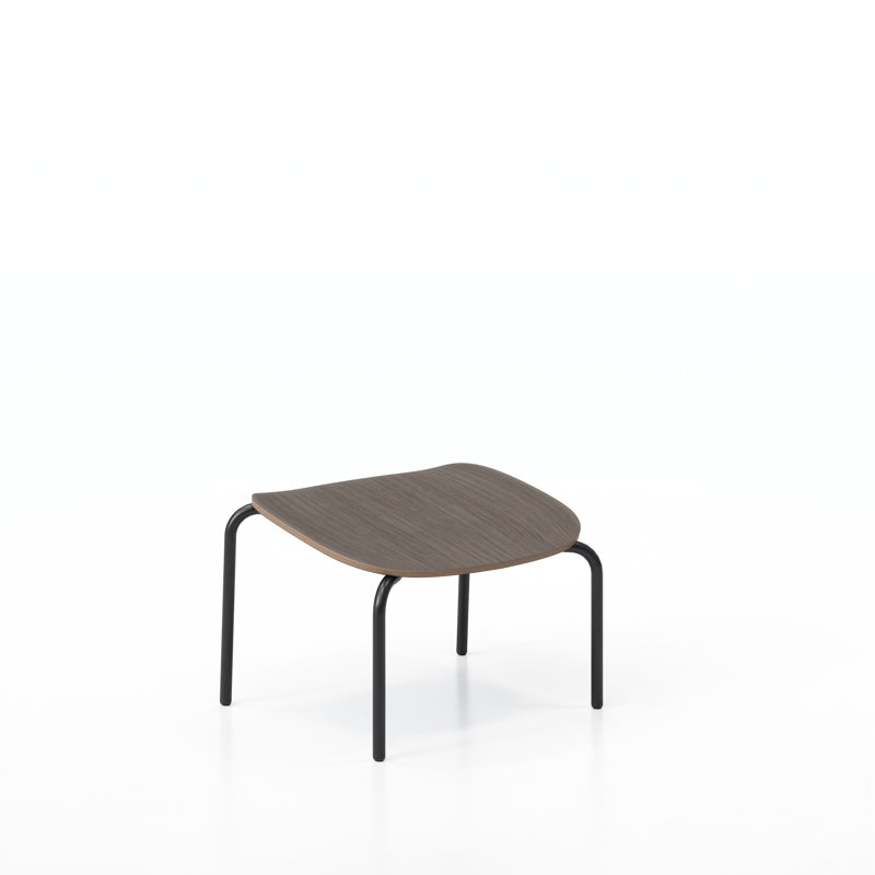 Tioga Ottoman, Dark Chestnut/Black