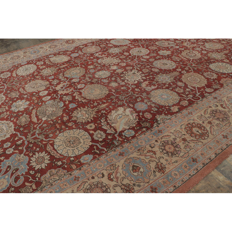 Antique One-of-a-Kind 12'5" x 19'2" Hand Knotted Area Rug