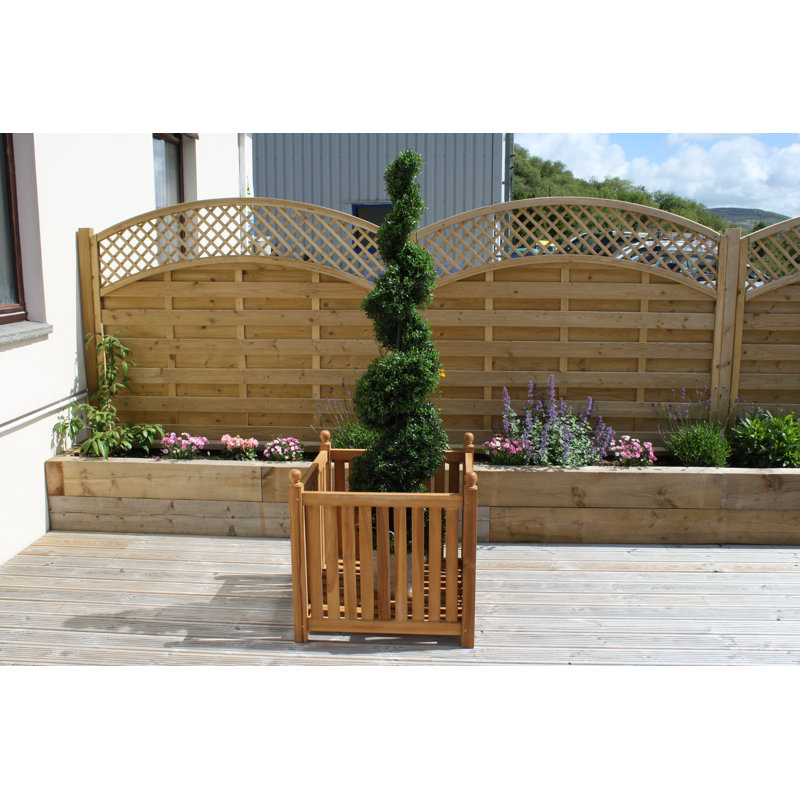 Veans Wood Planter Box, 45 cm H x 45 cm W x 45 cm D