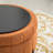 31" W Round Storage Ottoman With Reversible Lid-1565349079
