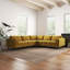 Canapé modulaire de coin en velours jaune Amber-1233658494