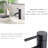 Single Hole Bathroom Faucet - 6.57" High Stainless Steel Waterfall Faucet-116794682