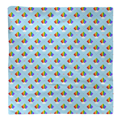 Serviette en coton à motif argyle