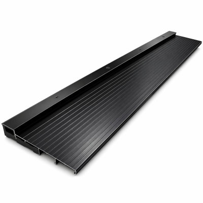 Seuil de porte d'entrée en aluminium robuste, seuil de porte durable pour usage résidentiel, bronze, 7-9 / 16 po