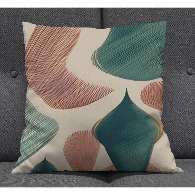 Coussin décoratif, Housse de coussin seulement - sans coussin, H 16 po x l 16 po