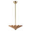 Furrow 16-in Red dimmable LED Pendant-763445043-763445046