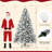 84' Lighted Pine Christmas Tree