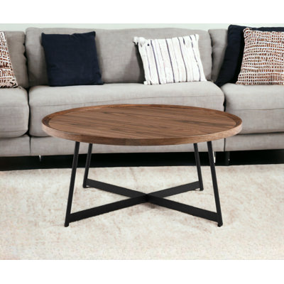 Tyner 35" Manufactured Wood Round Coffee Table